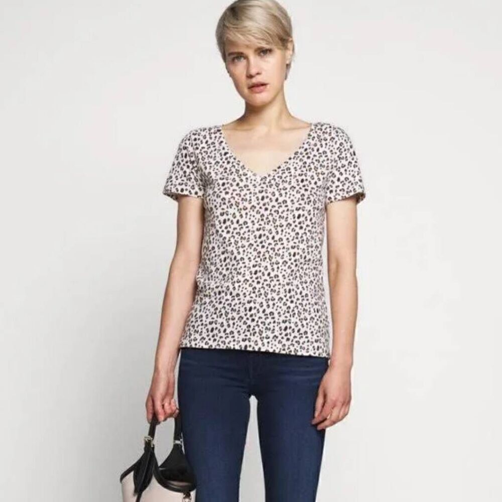 J. Crew Vintage Cotton Animal Print T-shirt